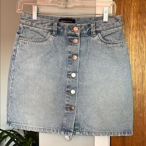 Moda International denim A-line Mini Skirt Casual